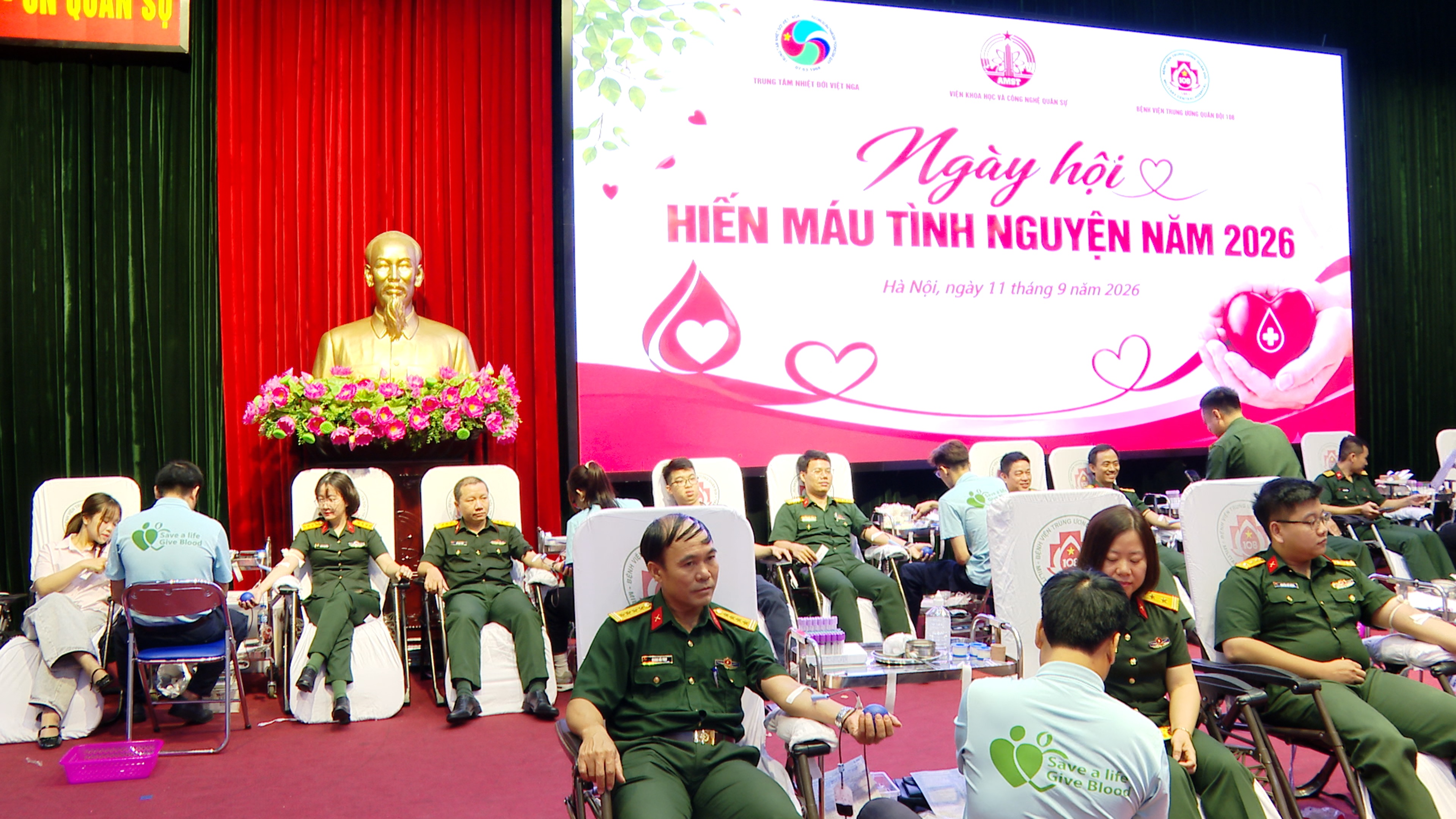 Trung tâm Nhiệt đới Việt - Nga tham gia Ngày hội hiến máu tình nguyện năm 2026